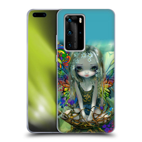 Strangeling Fairy Art Rainbow Winged Soft Gel Case for Huawei P40 Pro / P40 Pro Plus 5G