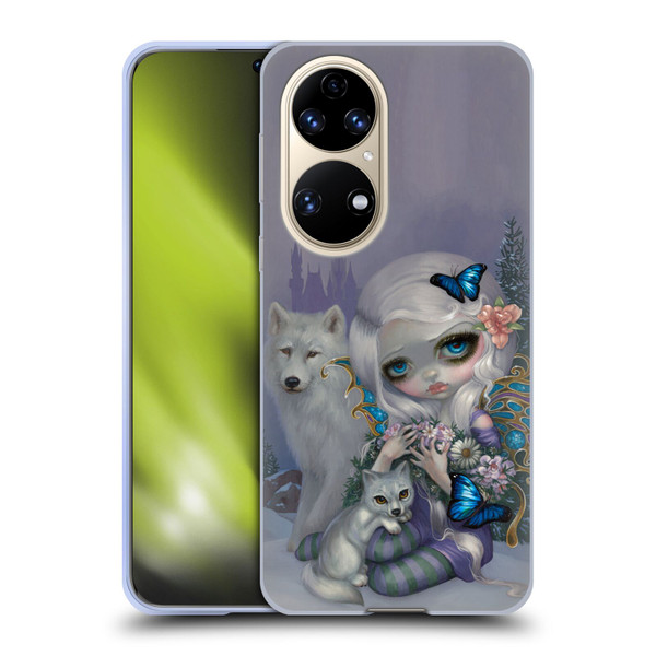 Strangeling Fairy Art Winter with Wolf Soft Gel Case for Huawei P50
