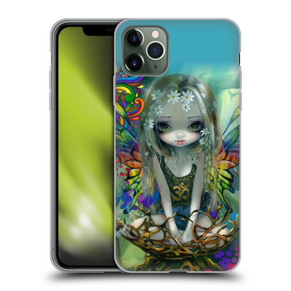 Strangeling Fairy Art Rainbow Winged Soft Gel Case for Apple iPhone 11 Pro Max