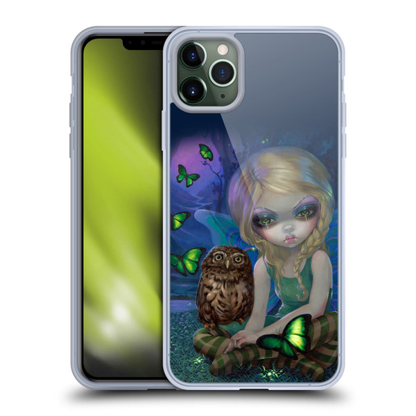 Strangeling Fairy Art Summer with Owl Soft Gel Case for Apple iPhone 11 Pro Max