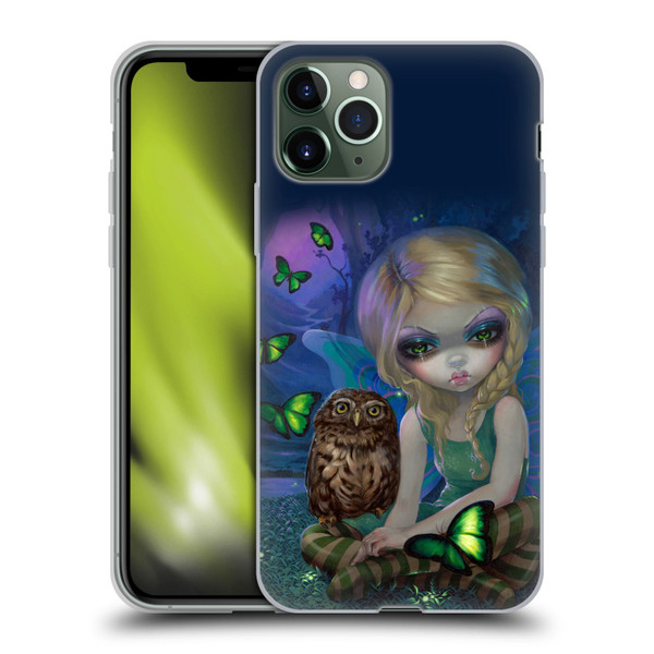 Strangeling Fairy Art Summer with Owl Soft Gel Case for Apple iPhone 11 Pro