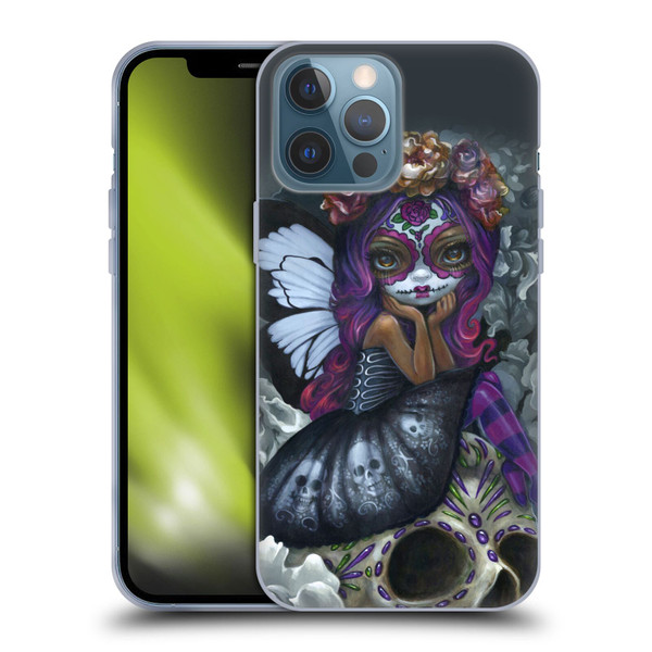 Strangeling Fairy Art Day of Dead Skull Soft Gel Case for Apple iPhone 13 Pro Max