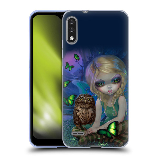 Strangeling Fairy Art Summer with Owl Soft Gel Case for LG K22