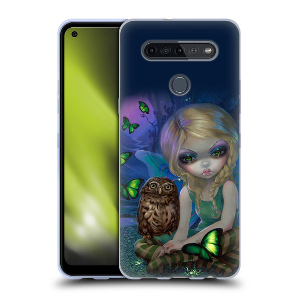 Strangeling Fairy Art Summer with Owl Soft Gel Case for LG K51S