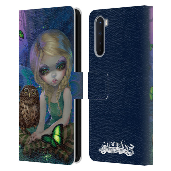 Strangeling Fairy Art Summer with Owl Leather Book Wallet Case Cover For OnePlus Nord 5G