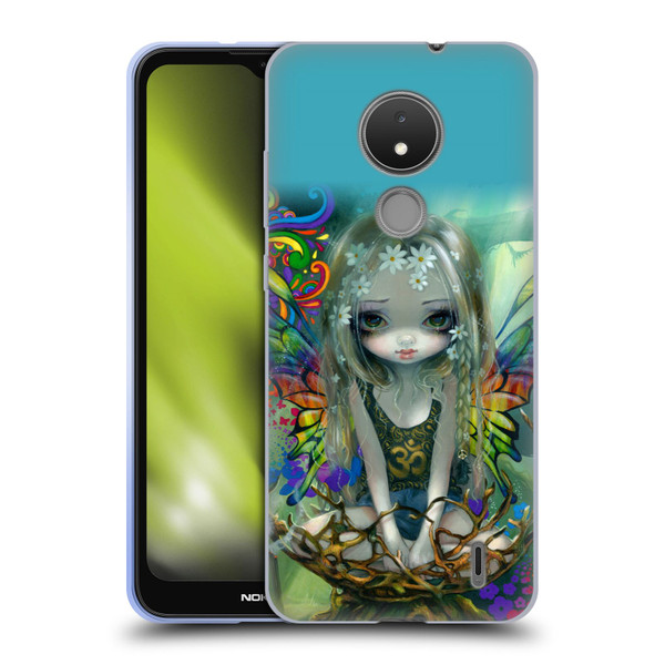 Strangeling Fairy Art Rainbow Winged Soft Gel Case for Nokia C21