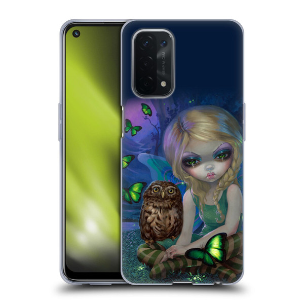 Strangeling Fairy Art Summer with Owl Soft Gel Case for OPPO A54 5G
