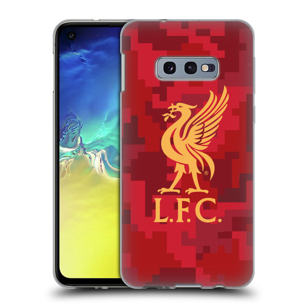 Liverpool Football Club Digital Camouflage Home Red Soft Gel Case for Samsung Galaxy S10e