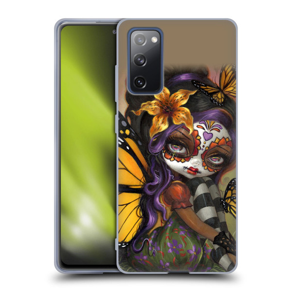 Strangeling Fairy Art Day of Dead Butterfly Soft Gel Case for Samsung Galaxy S20 FE / 5G