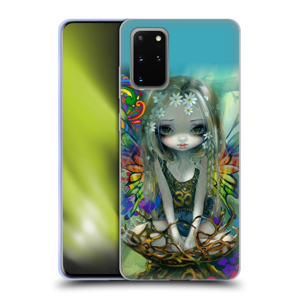 Strangeling Fairy Art Rainbow Winged Soft Gel Case for Samsung Galaxy S20+ / S20+ 5G