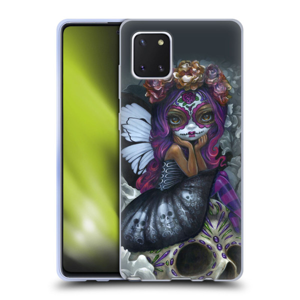 Strangeling Fairy Art Day of Dead Skull Soft Gel Case for Samsung Galaxy Note10 Lite