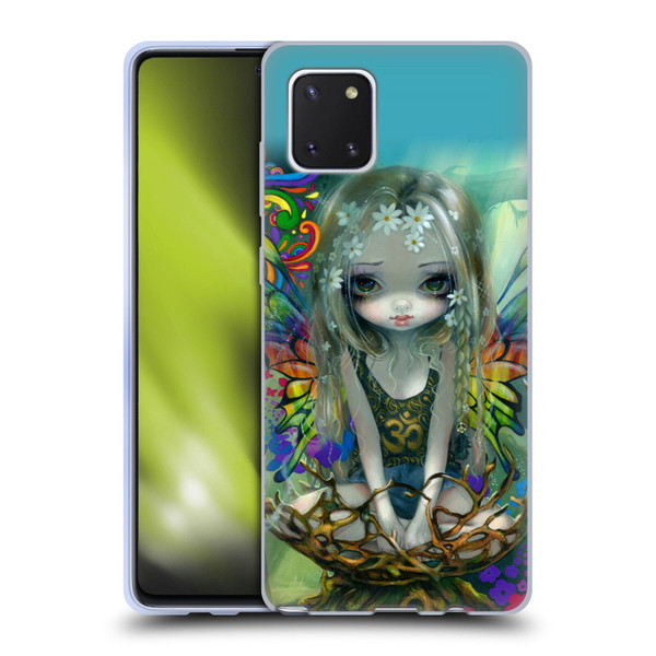 Strangeling Fairy Art Rainbow Winged Soft Gel Case for Samsung Galaxy Note10 Lite