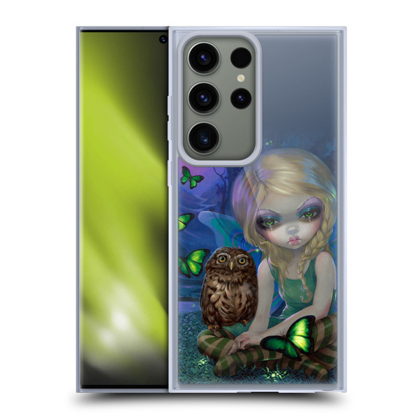 Strangeling Fairy Art Summer with Owl Soft Gel Case for Samsung Galaxy S23 Ultra 5G