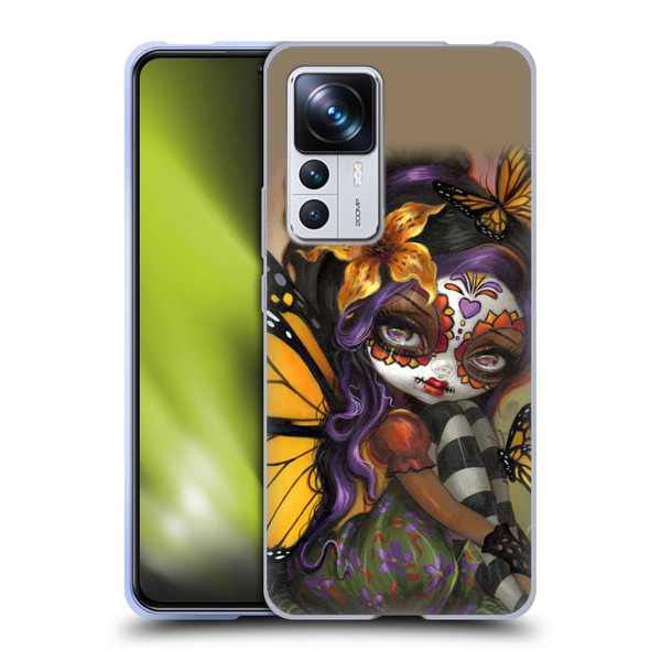 Strangeling Fairy Art Day of Dead Butterfly Soft Gel Case for Xiaomi 12T Pro