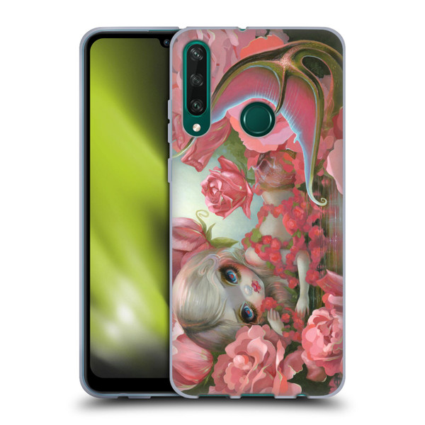 Strangeling Mermaid Roses Soft Gel Case for Huawei Y6p