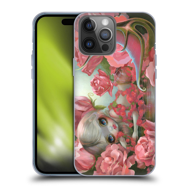Strangeling Mermaid Roses Soft Gel Case for Apple iPhone 14 Pro Max