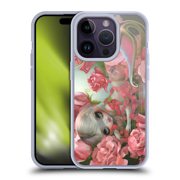 Strangeling Mermaid Roses Soft Gel Case for Apple iPhone 14 Pro