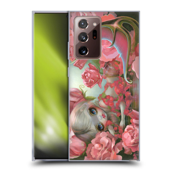 Strangeling Mermaid Roses Soft Gel Case for Samsung Galaxy Note20 Ultra / 5G