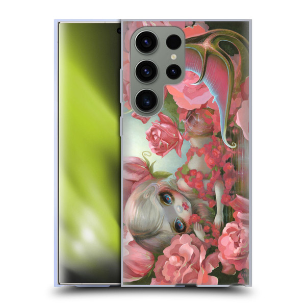 Strangeling Mermaid Roses Soft Gel Case for Samsung Galaxy S23 Ultra 5G
