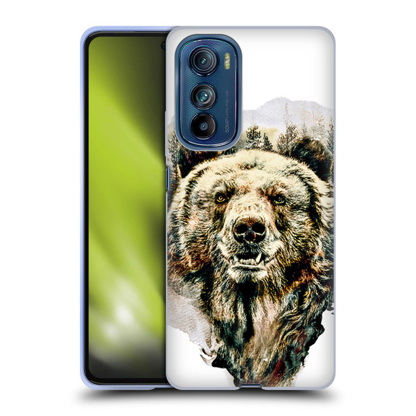 Riza Peker Animals Bear Soft Gel Case for Motorola Edge 30