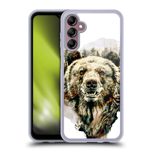 Riza Peker Animals Bear Soft Gel Case for Samsung Galaxy A14 5G