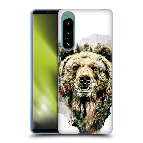 Riza Peker Animals Bear Soft Gel Case for Sony Xperia 5 IV