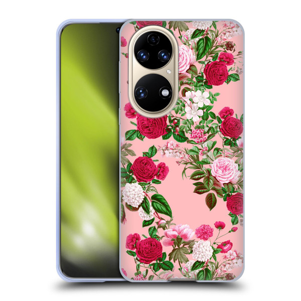 Riza Peker Florals Romance Soft Gel Case for Huawei P50