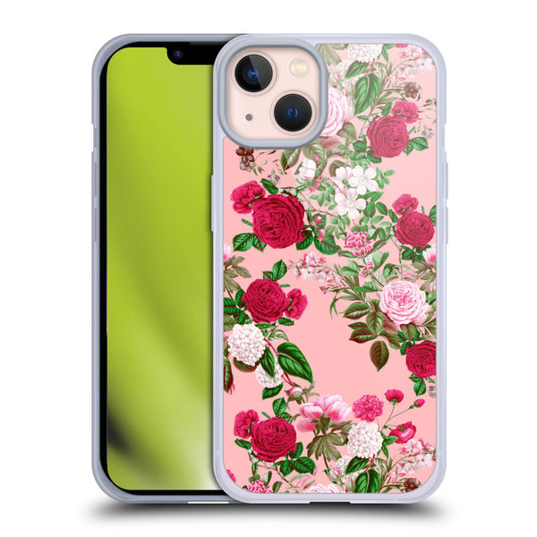 Riza Peker Florals Romance Soft Gel Case for Apple iPhone 13