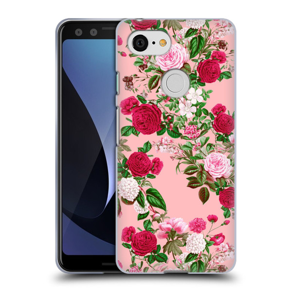 Riza Peker Florals Romance Soft Gel Case for Google Pixel 3