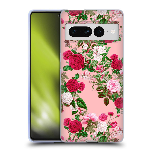 Riza Peker Florals Romance Soft Gel Case for Google Pixel 7 Pro