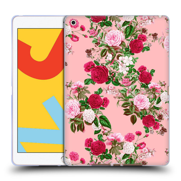 Riza Peker Florals Romance Soft Gel Case for Apple iPad 10.2 2019/2020/2021