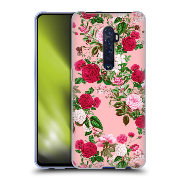 Riza Peker Florals Romance Soft Gel Case for OPPO Reno 2