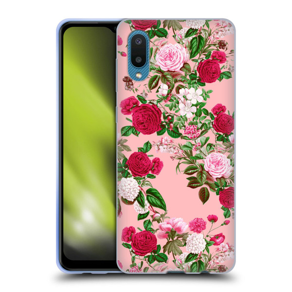 Riza Peker Florals Romance Soft Gel Case for Samsung Galaxy A02/M02 (2021)