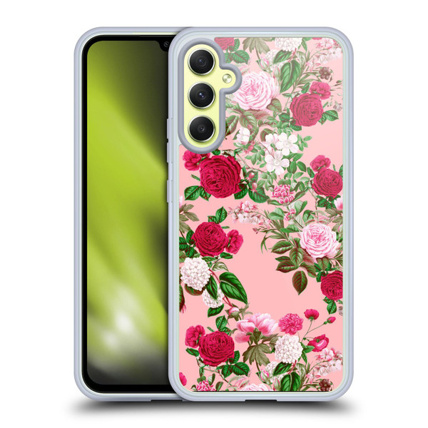 Riza Peker Florals Romance Soft Gel Case for Samsung Galaxy A34 5G