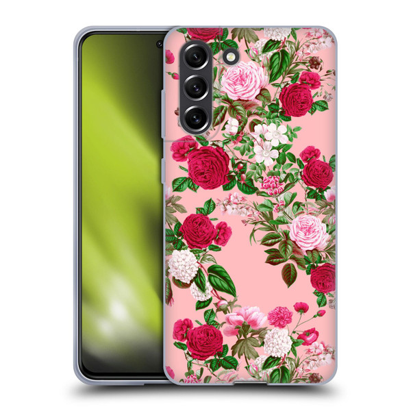 Riza Peker Florals Romance Soft Gel Case for Samsung Galaxy S21 FE 5G