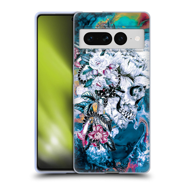 Riza Peker Skulls 9 Memento Mori Soft Gel Case for Google Pixel 7 Pro