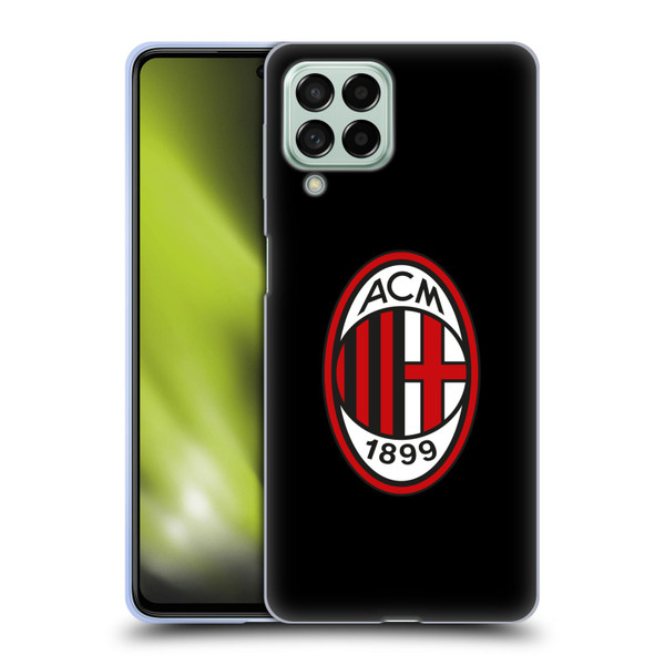 AC Milan Crest Full Colour Black Soft Gel Case for Samsung Galaxy M53 (2022)