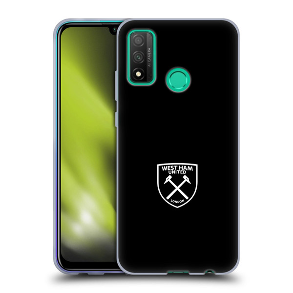 West Ham United FC Crest White Logo Soft Gel Case for Huawei P Smart (2020)