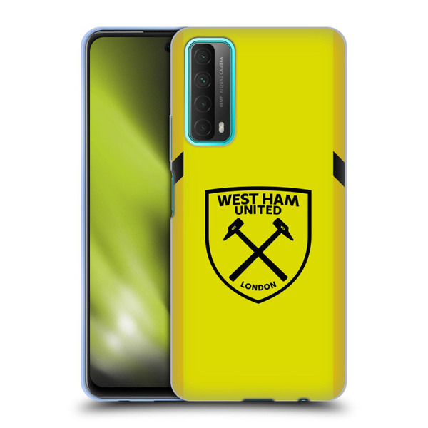 West Ham United FC 2023/24 Crest Kit Away Goalkeeper Soft Gel Case for Huawei P Smart (2021)