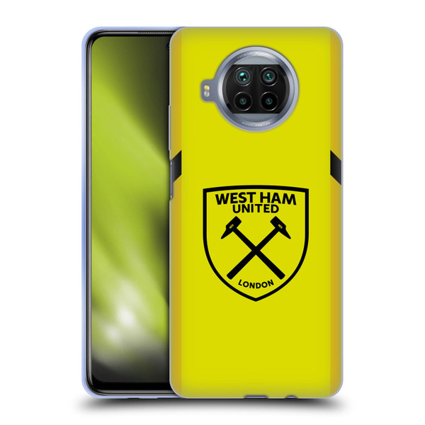 West Ham United FC 2023/24 Crest Kit Away Goalkeeper Soft Gel Case for Xiaomi Mi 10T Lite 5G
