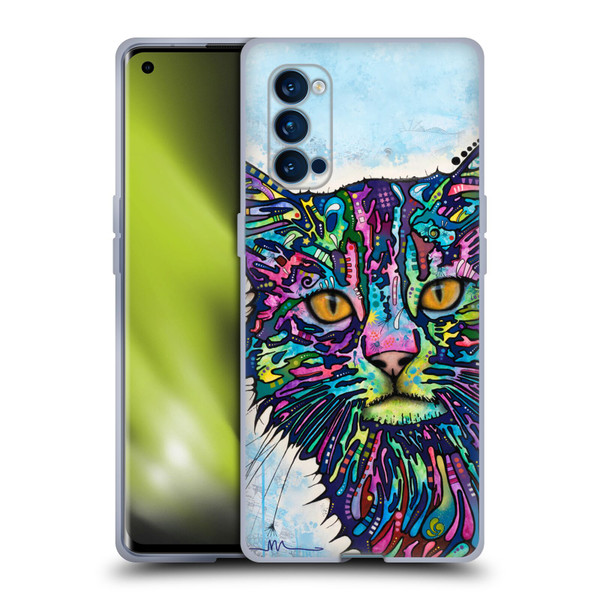 Dean Russo Cats Diligence Soft Gel Case for OPPO Reno 4 Pro 5G