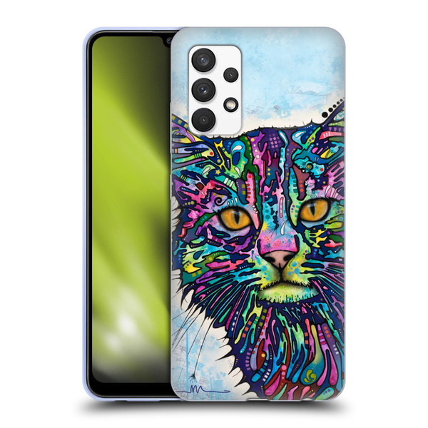 Dean Russo Cats Diligence Soft Gel Case for Samsung Galaxy A32 (2021)