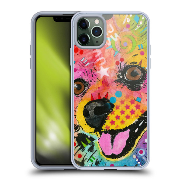 Dean Russo Dogs Pomeranian Soft Gel Case for Apple iPhone 11 Pro Max