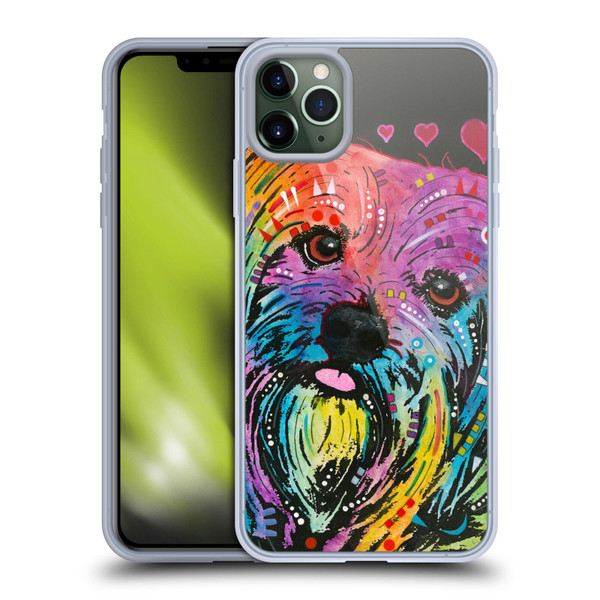 Dean Russo Dogs Yorkie Soft Gel Case for Apple iPhone 11 Pro Max