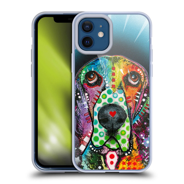 Dean Russo Dogs Hound Soft Gel Case for Apple iPhone 12 / iPhone 12 Pro