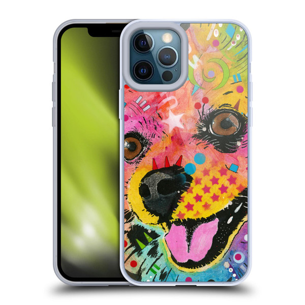 Dean Russo Dogs Pomeranian Soft Gel Case for Apple iPhone 12 Pro Max