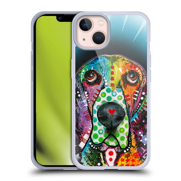 Dean Russo Dogs Hound Soft Gel Case for Apple iPhone 13