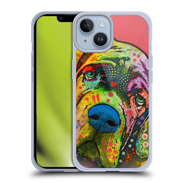 Dean Russo Dogs Mastiff Soft Gel Case for Apple iPhone 14