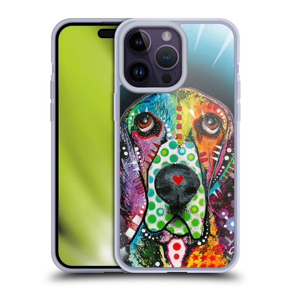 Dean Russo Dogs Hound Soft Gel Case for Apple iPhone 14 Pro Max