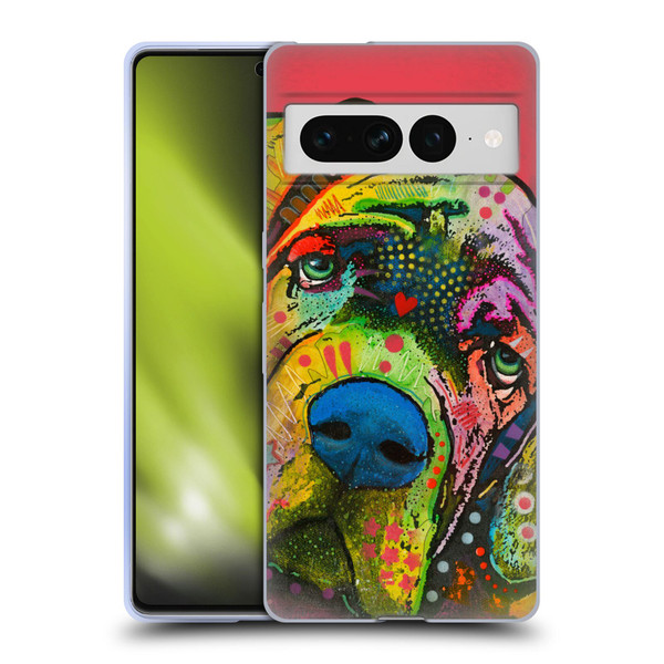Dean Russo Dogs Mastiff Soft Gel Case for Google Pixel 7 Pro
